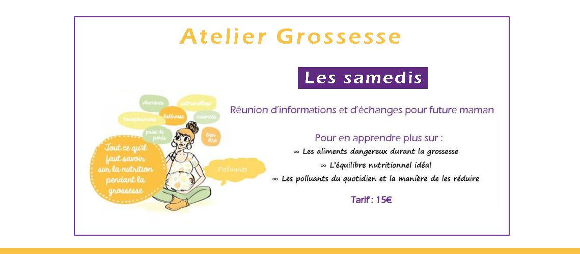 Atelier grossesse et nutrition